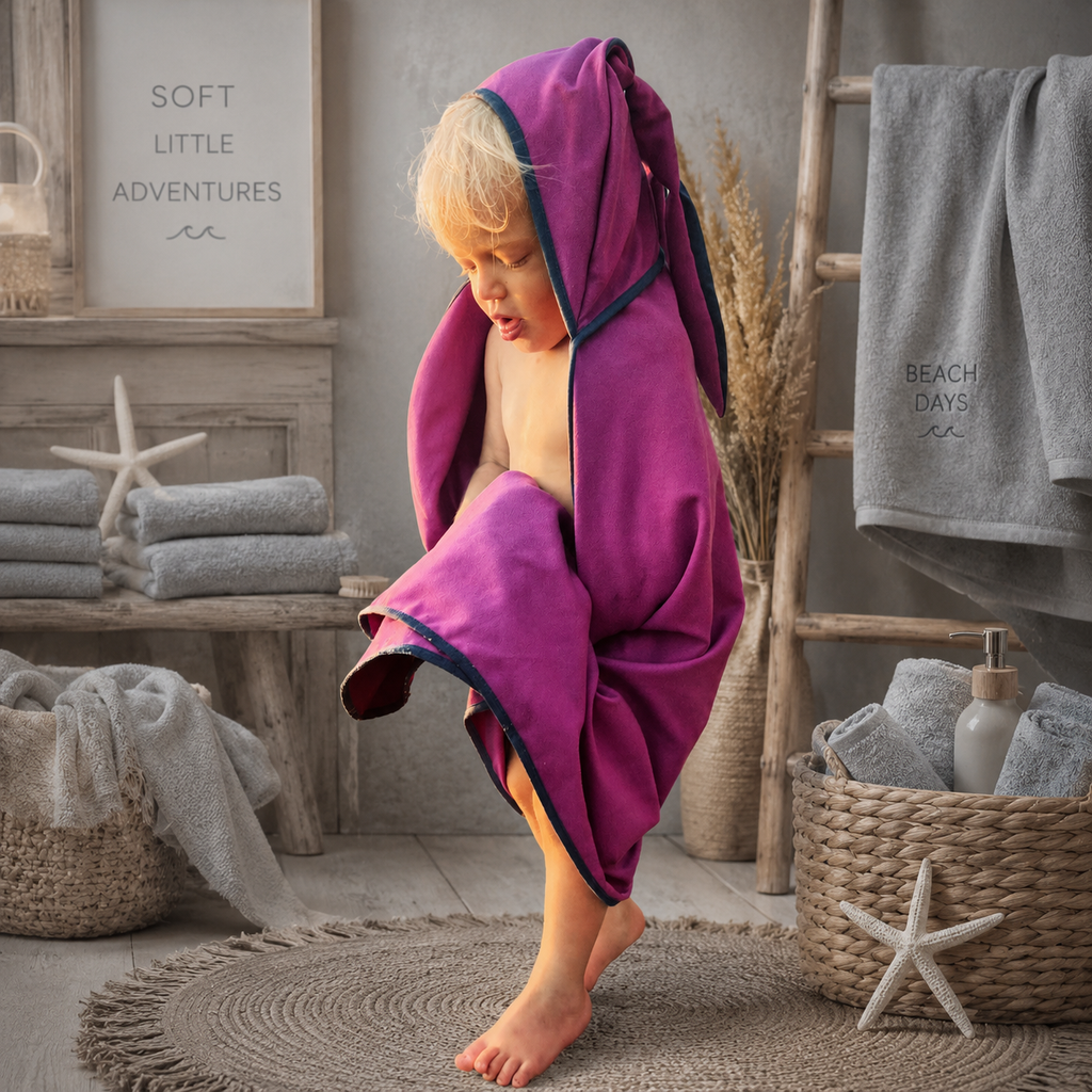 Microfiber Hooded Towel for Kids
